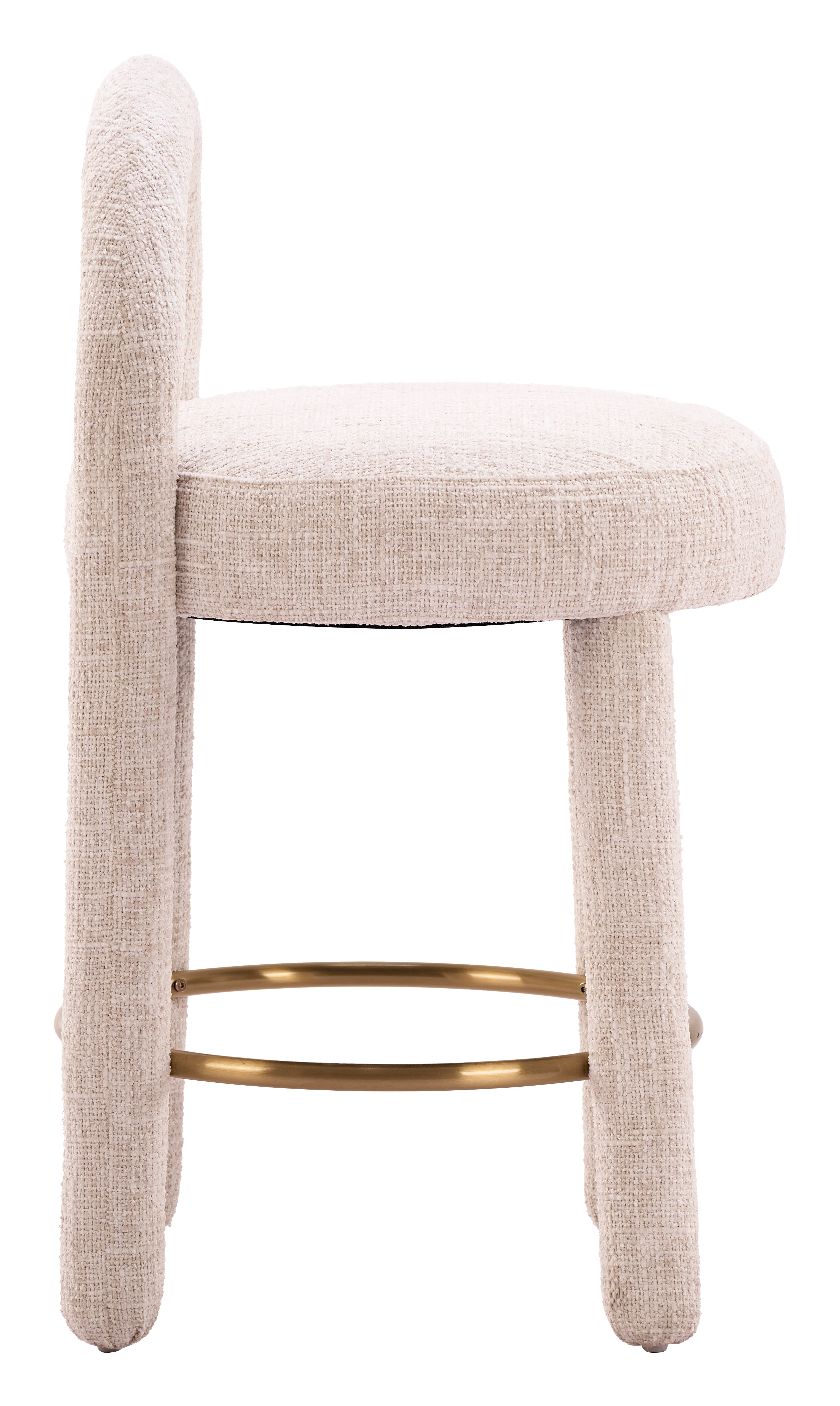 Curco Counter Stool (Set of 2) Beige product image