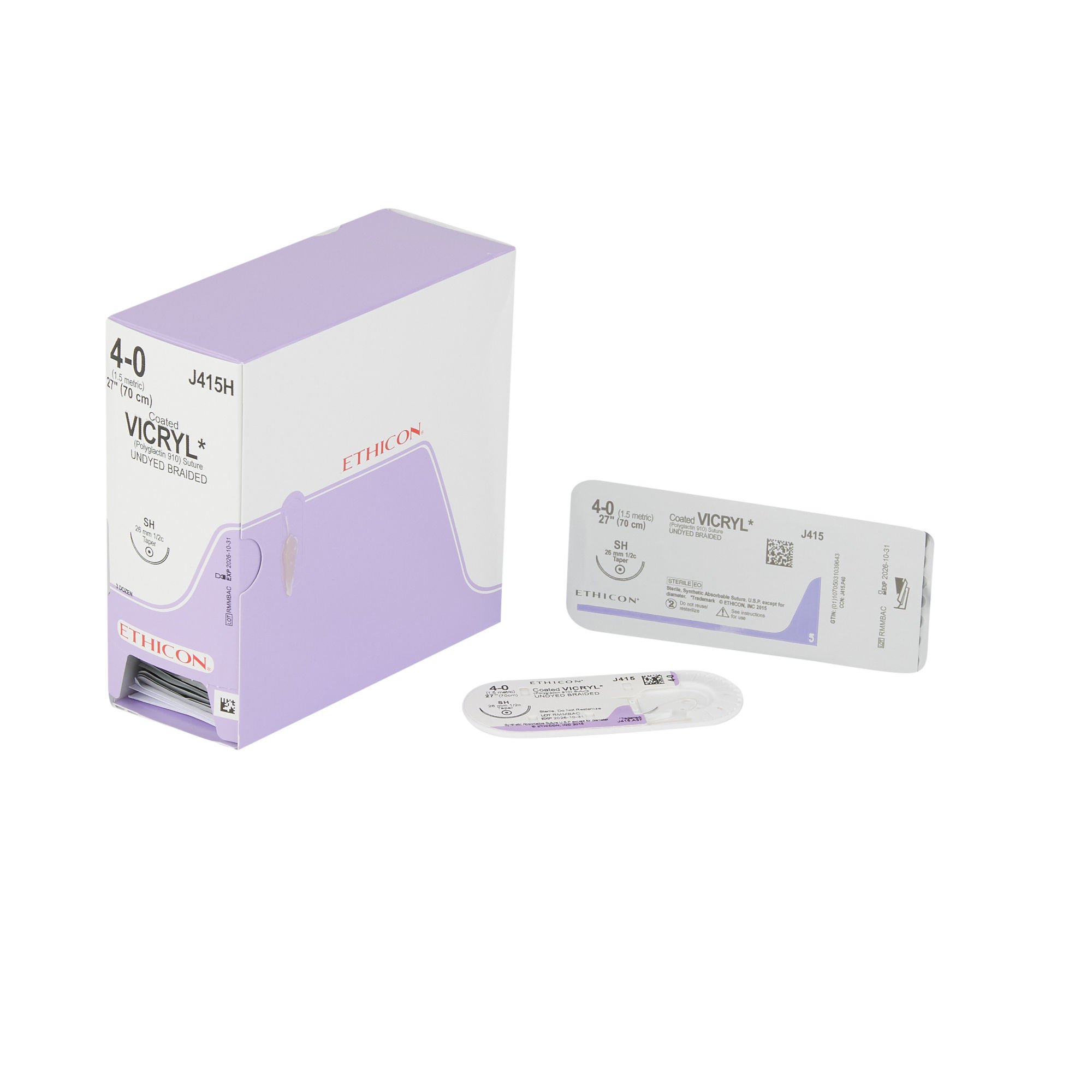 Coated Vicryl™ Suture with Needle