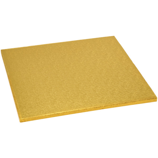 16" Square Gold Foil Cake Board