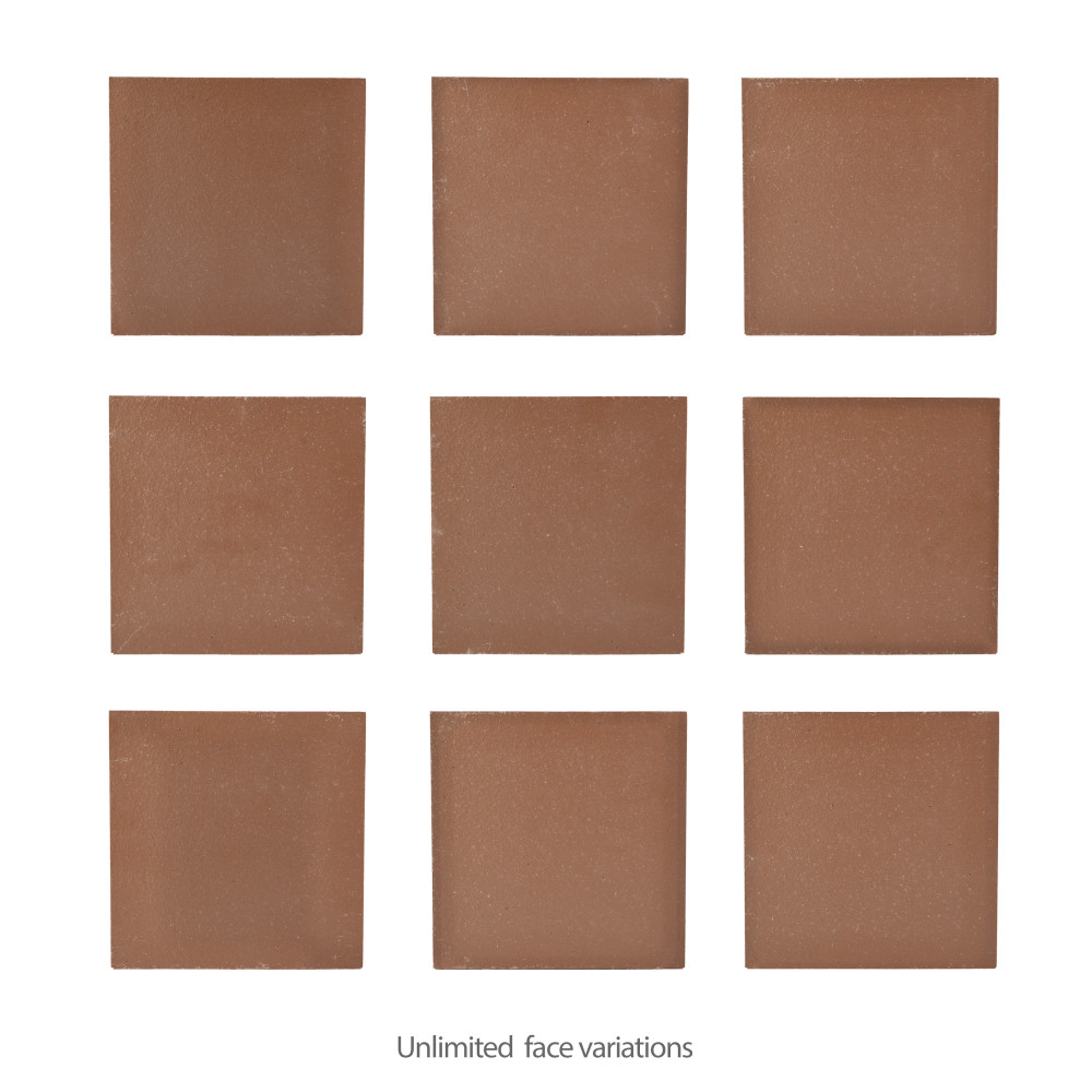 Lincoln Quarry Mayflower Red 7-5/8 in. x 7-5/8 in. Ceramic Floor and Wall Tile