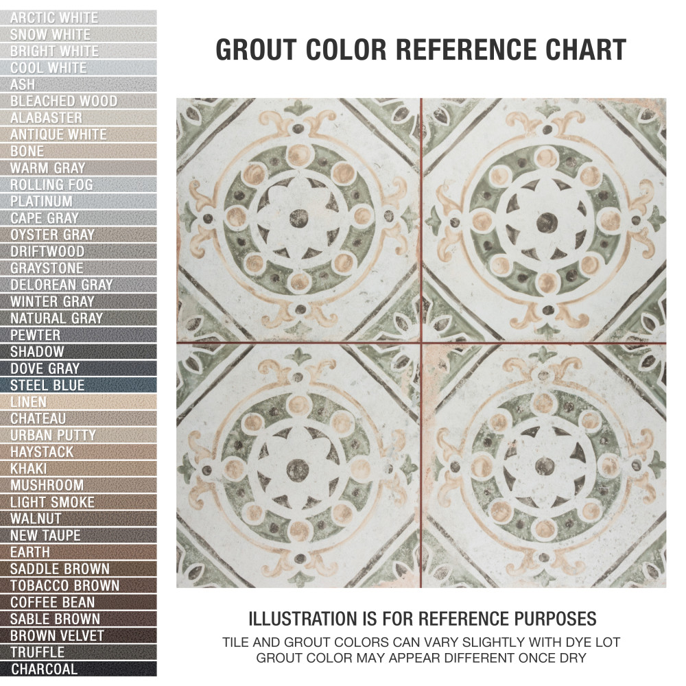 Kings Porto Iria 17-5/8 in. x 17-5/8 in. Ceramic Floor and Wall Tile