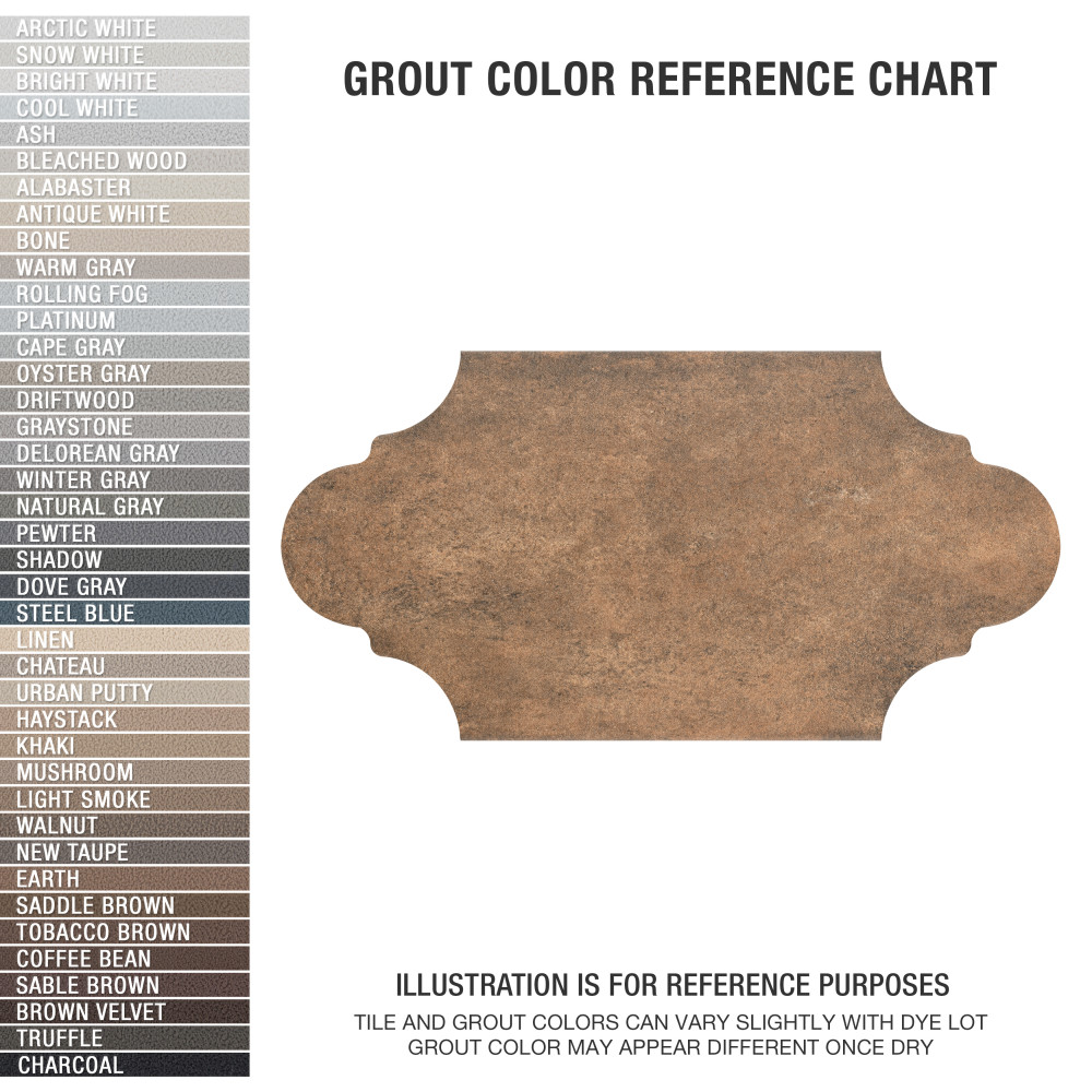 Alhama Provenzal Cotto 6-1/4 in. x 12-3/4 in. Porcelain Floor and Wall Tile