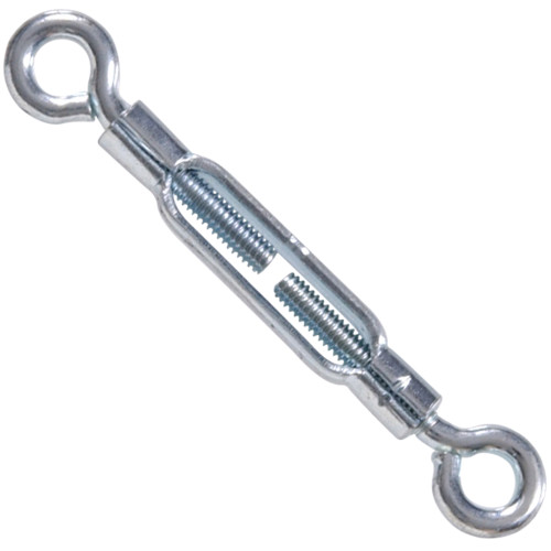 Hillman Zinc Forged Steel Eye & Eye Turnbuckles #8-32 x 4-3/8in
