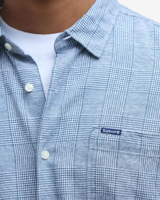 Hartland Linen-Blend Short-Sleeved Shirt Classic Navy