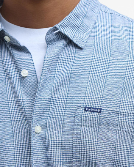 Hartland Linen-Blend Short-Sleeved Shirt