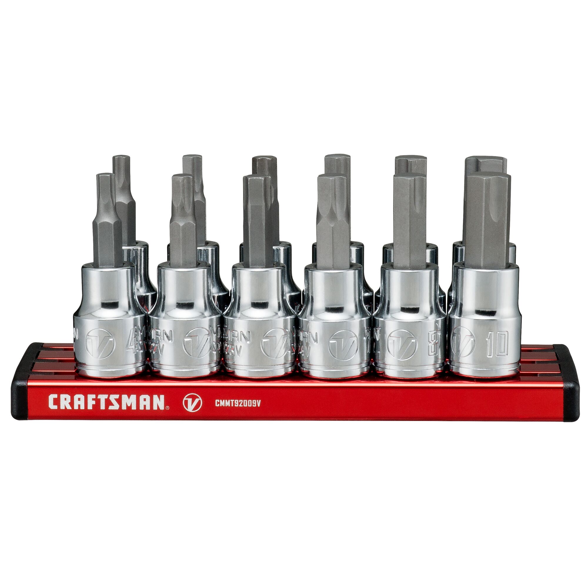 View of CRAFTSMAN Sockets: Hex on white background