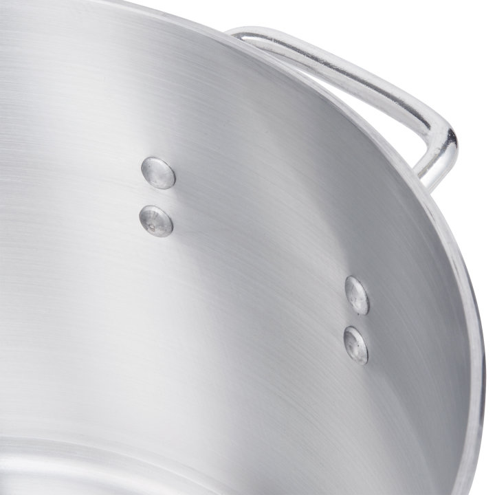 20-quart Arkadia™ aluminum sauce pot in natural finish