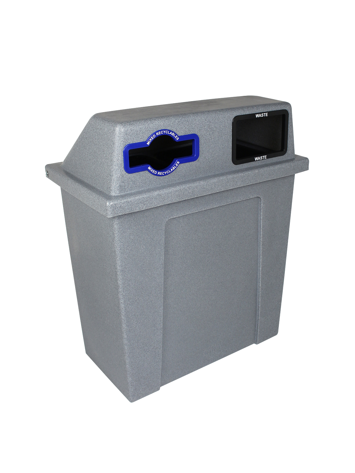 SUPER SORTER – Double – Kit – Mixed Recyclables-Waste – Mixed-Full – Greystone
