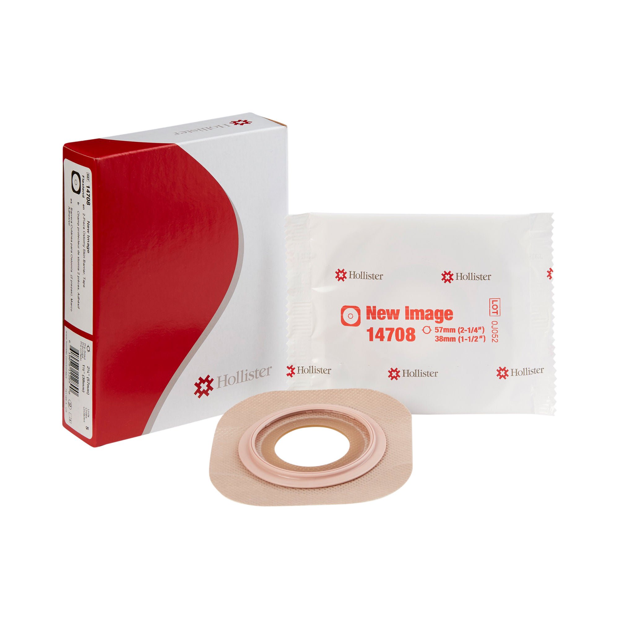 New Image™ Flextend™ Colostomy Barrier, Pre-cut to fit 38mm Stomas