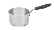 1 ½-quart Wear-Ever® tapered aluminum saucepan with natural finish and silicone handle
