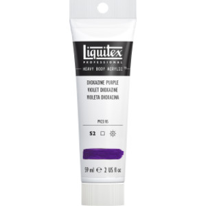 Professional Heavy Body Acrylic Paint, 59 mL Tube, Dioxazine Purple