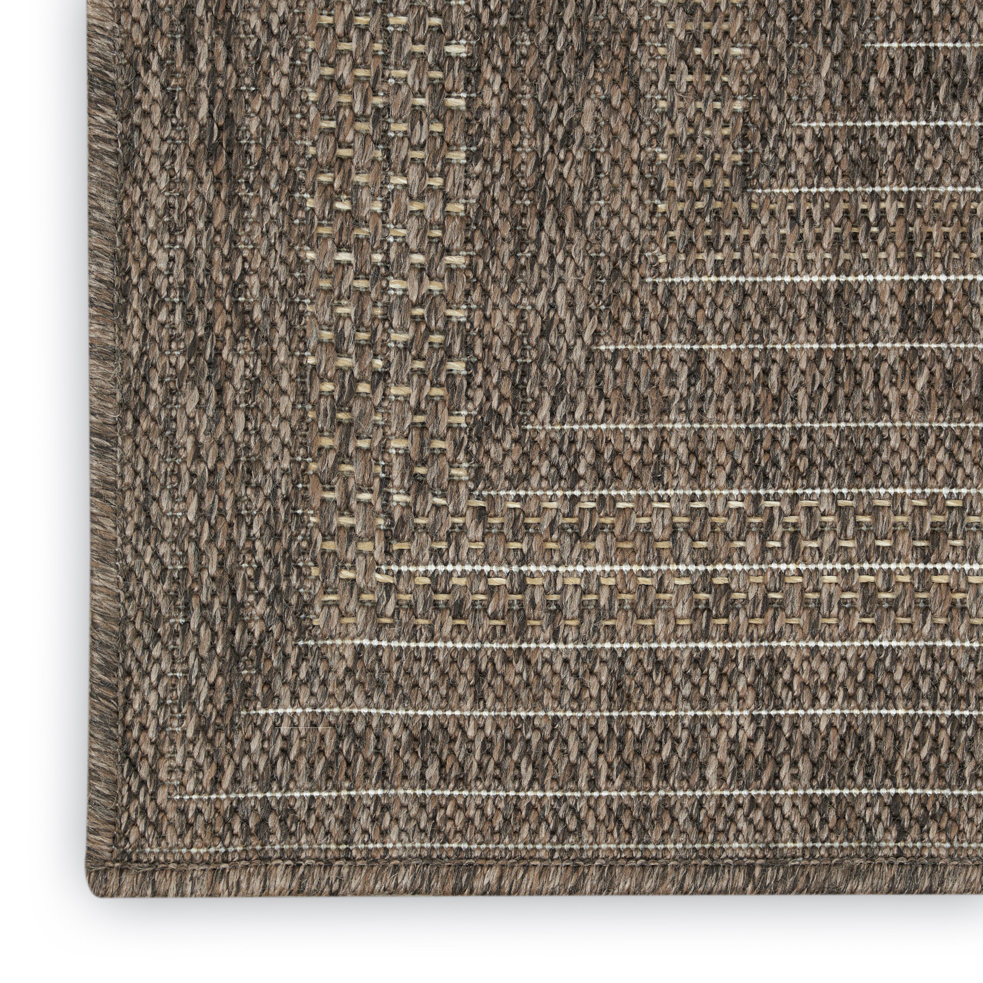 Nourison Tulum 8' x 10' Brown Outdoor Rug