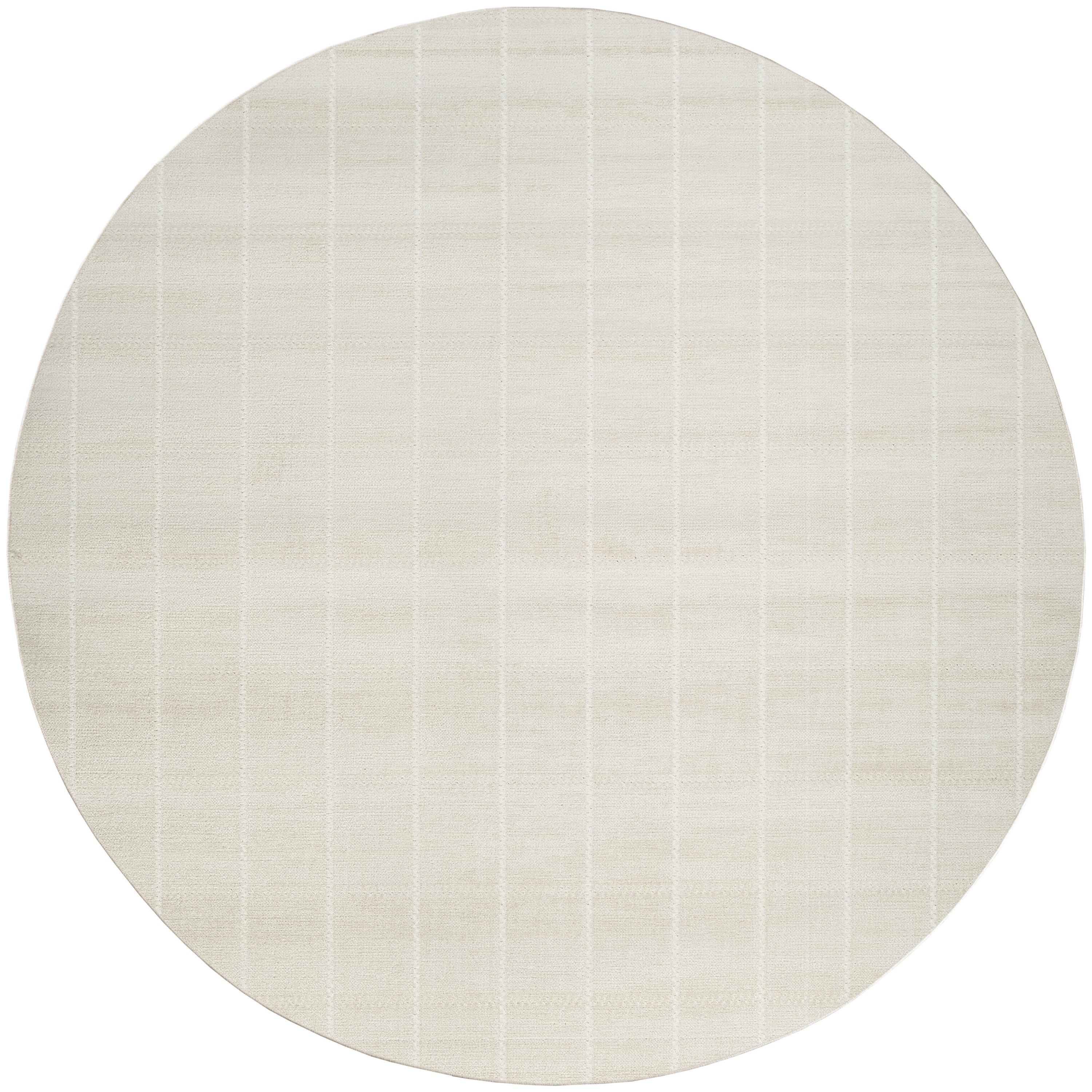 Nourison Serenity Home 8' x Round Ivory Modern Indoor Rug