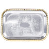 Large Odyssey rectangular serving tray with gold trim