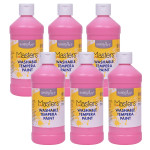 Handy Art&reg; Little Masters&reg; Washable Tempera Paint, Pink, 16 oz., Pack of 6 RPC211722-6