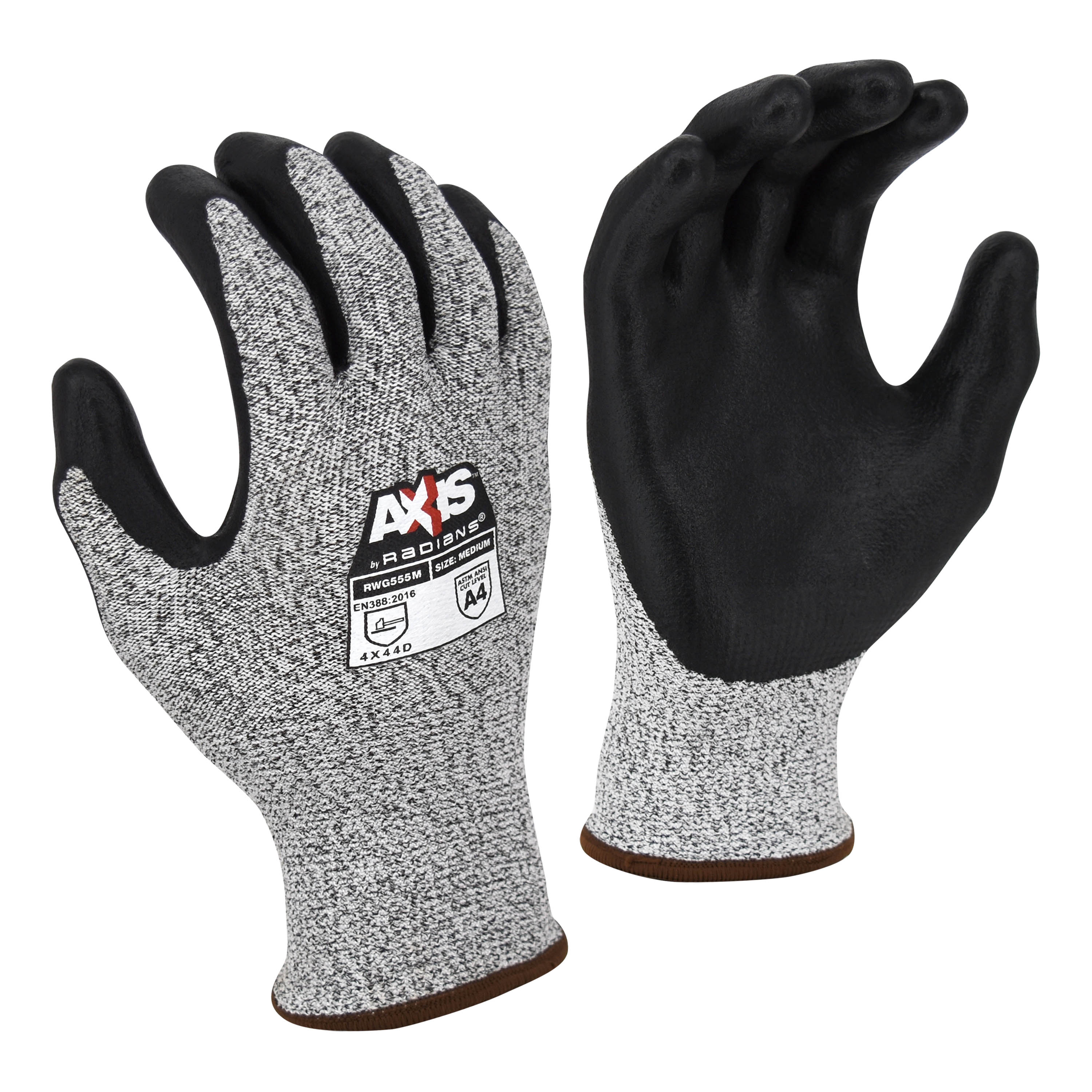 Radians RWG555 AXIS™ Cut Protection Level A4 Work Glove - Radians Safety