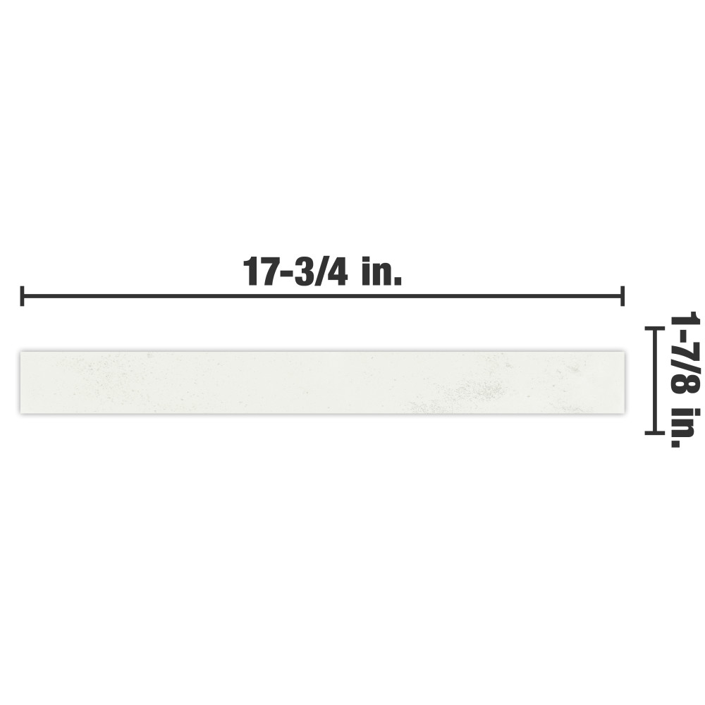 Sedona Pearl 1-7/8 in. x 17-3/4 in. Porcelain Floor and Wall Tile