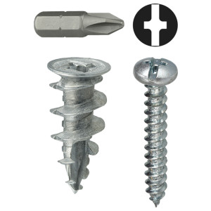 L.H. Dottie WDK6 Wall Driller Kit With Phillips/Slotted Sheet Metal ...