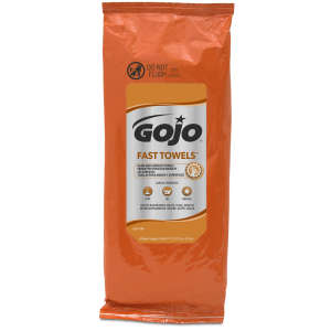 Gojo, Fast Towels Wipes Soap,  60 Wipes/Container