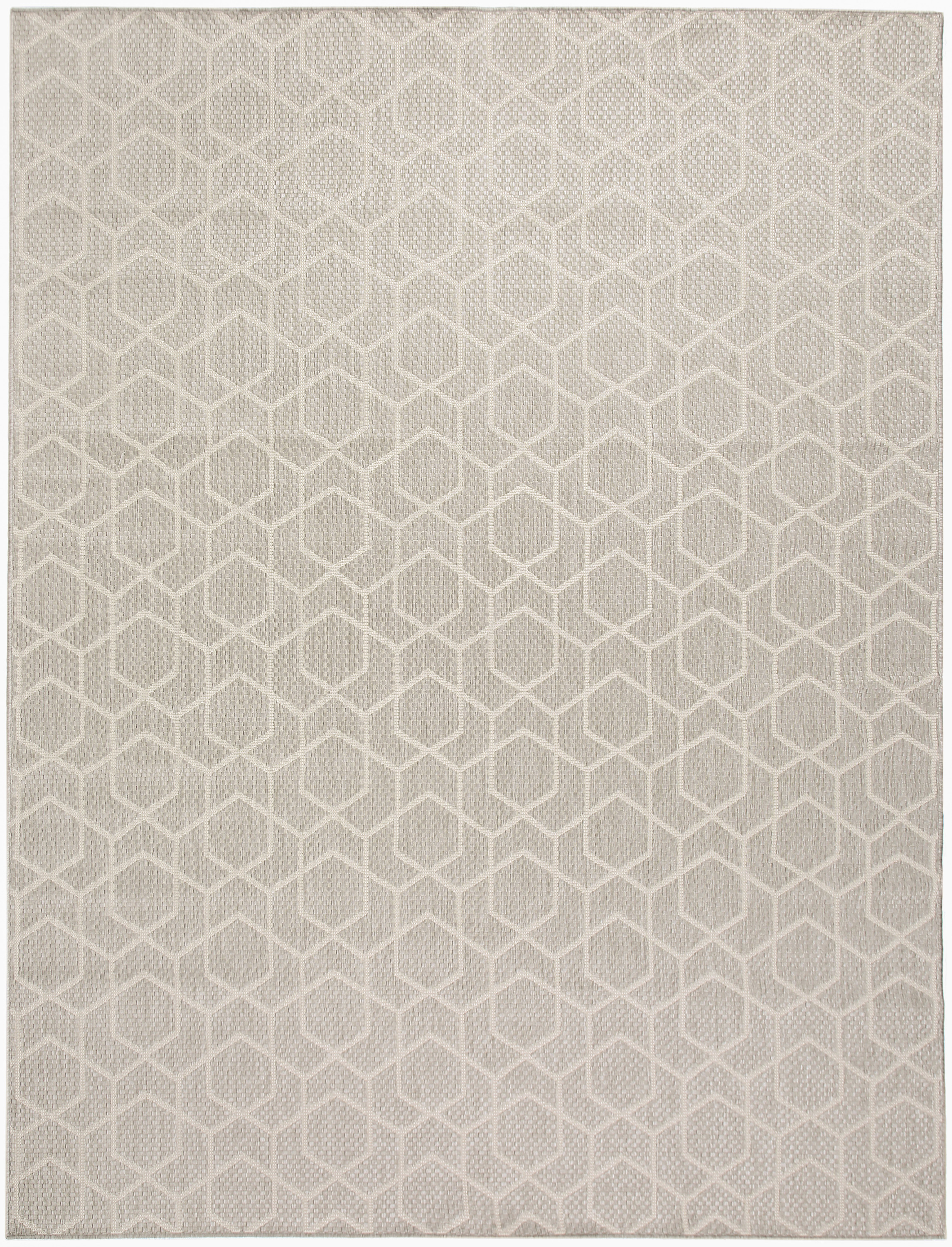 Nourison Horizon Indoor/Outdoor 10' x 14' Grey Modern Rug