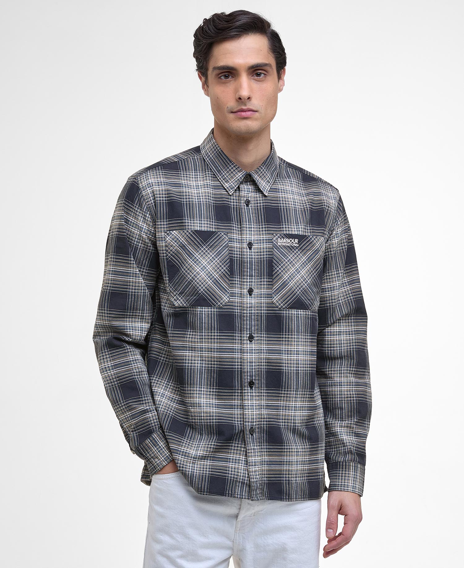 Camicia a quadri Hall a maniche lunghe image number 0