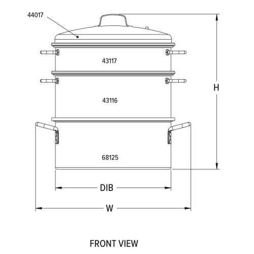 Engineering front view