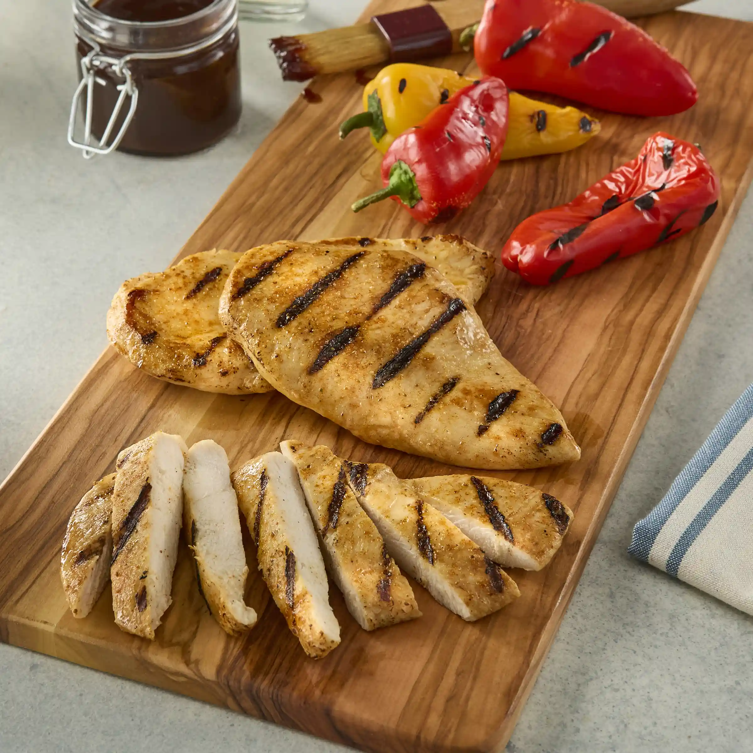 Tyson Red Label® Fully Cooked Unbreaded Grilled Chicken Breast Filets, 4 oz._image_1