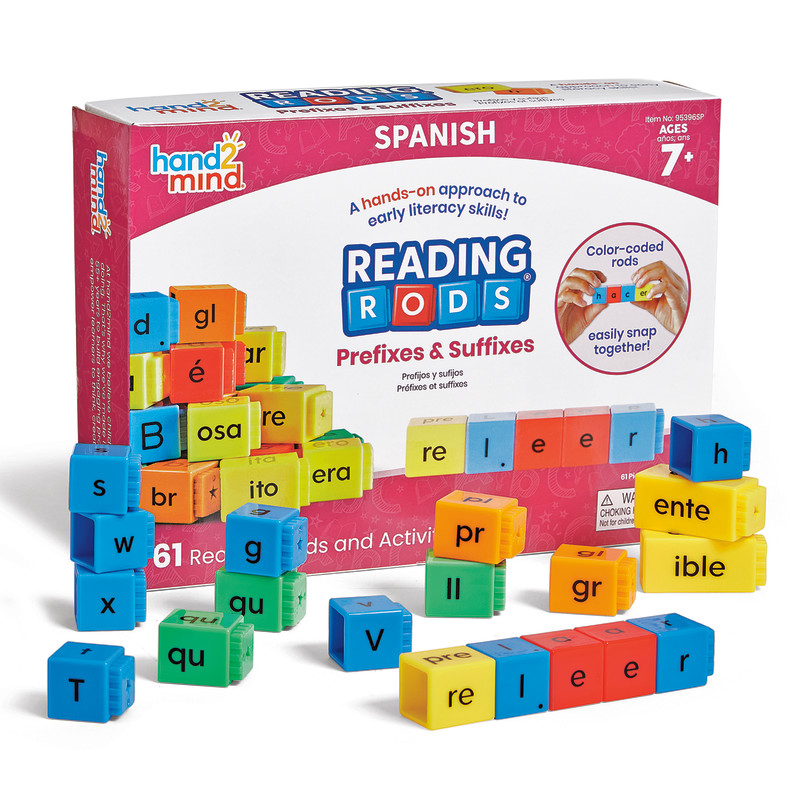 Reading Rods® in Spanish, Prefixes & Suffixes