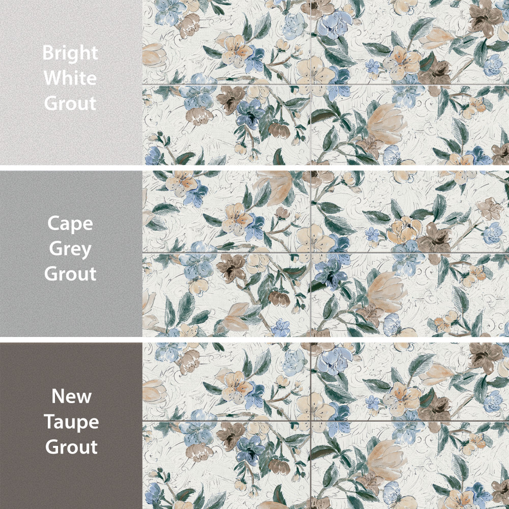 Parete Setoso White 23-1/2 in. x 47 in. Porcelain Floor and Wall Tile