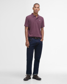 Sports Short-Sleeved Polo Shirt Burnt Heather