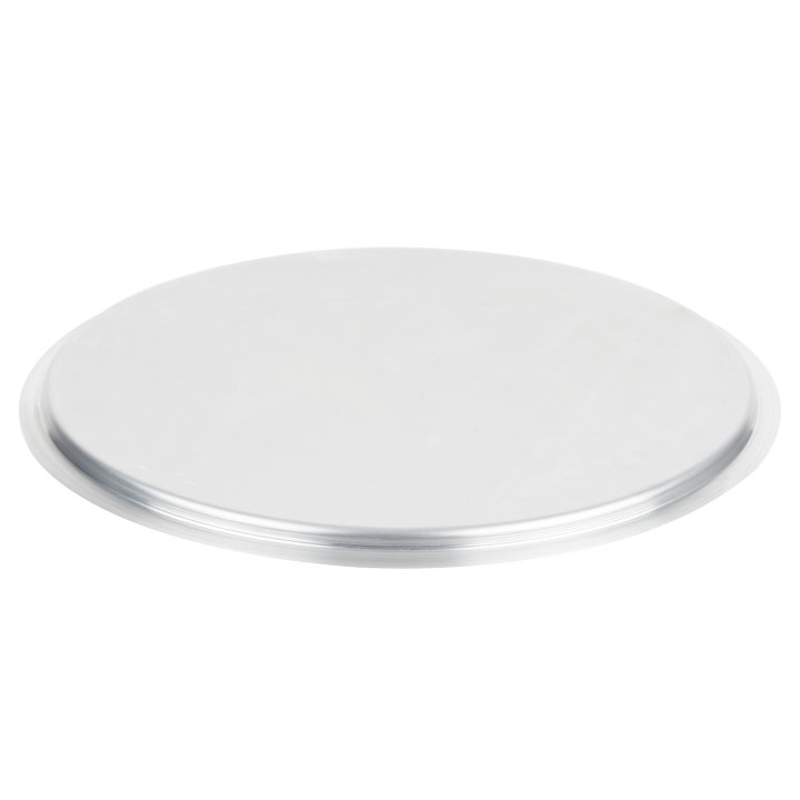 17 ⅛-inch Wear-Ever® domed aluminum cover with satin finish and dipped handle
