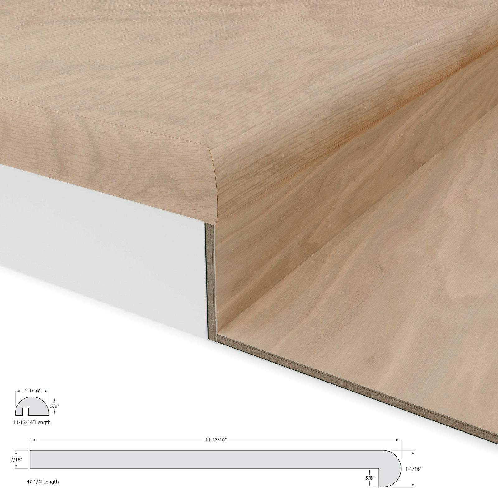 Sycamore Buff Tread w/ Cap Universal view 4