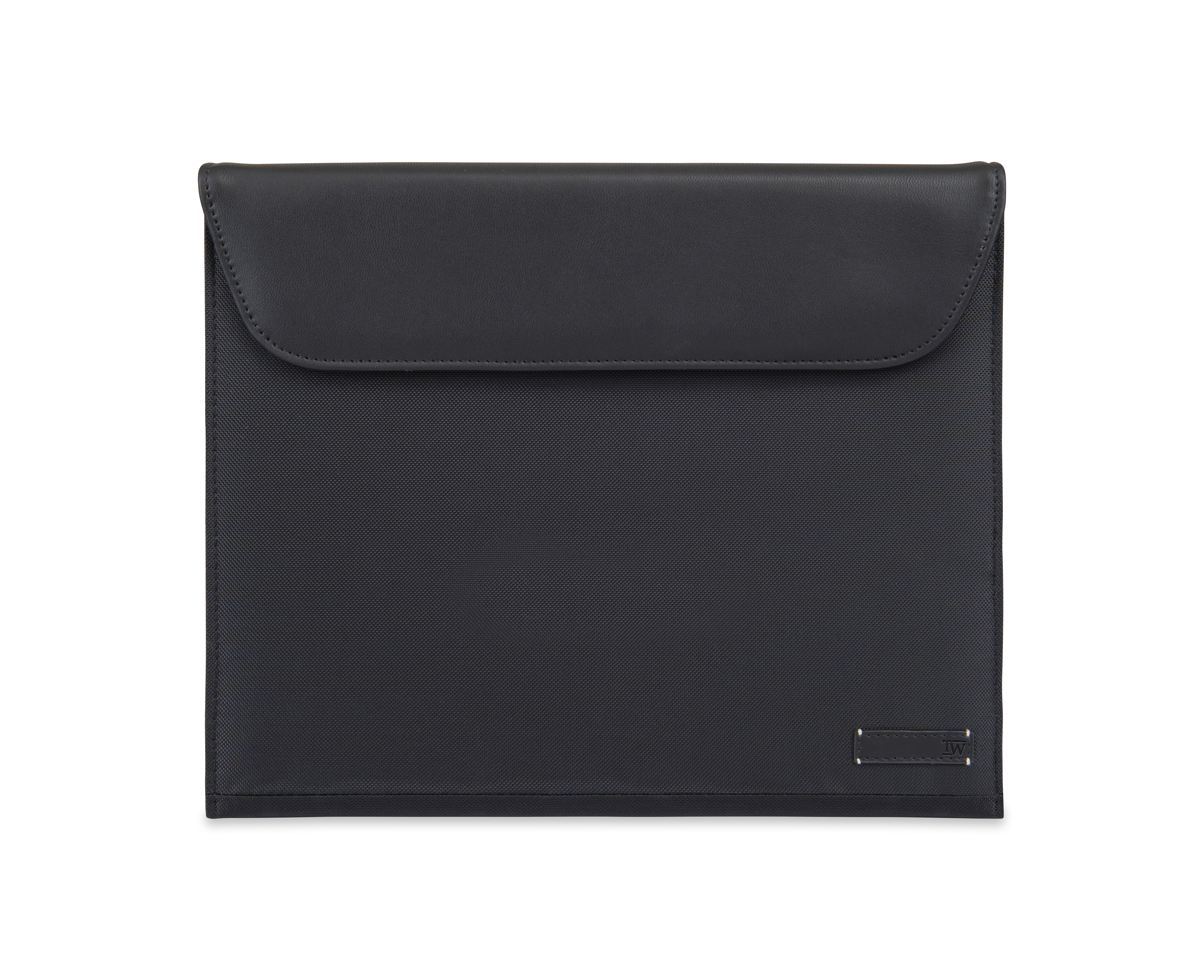 Travis & Wells® Lennox Recycled Nylon Padfolio — Black