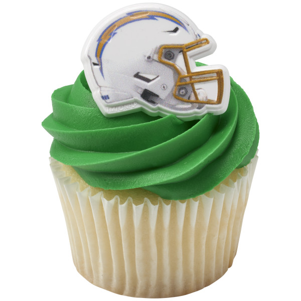 NFL Team Helmet Cupcake Rings