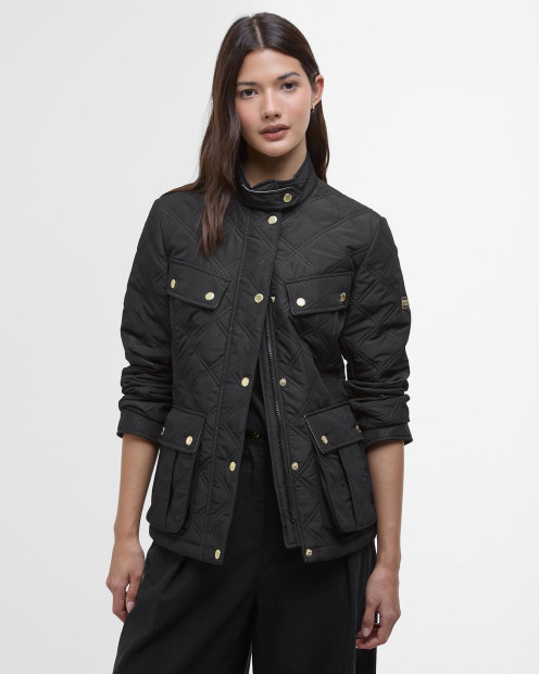 Halsey Quilted Jacket Black/Black