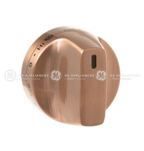 Brushed Copper Double Burner Knob