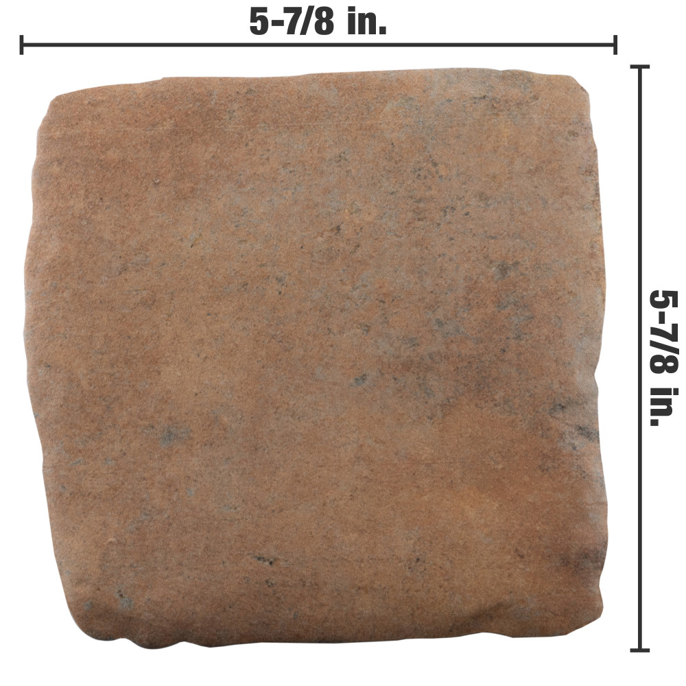 Benisa Cotto 5-7/8 in. x 5-7/8 in. Porcelain Floor and Wall Tile