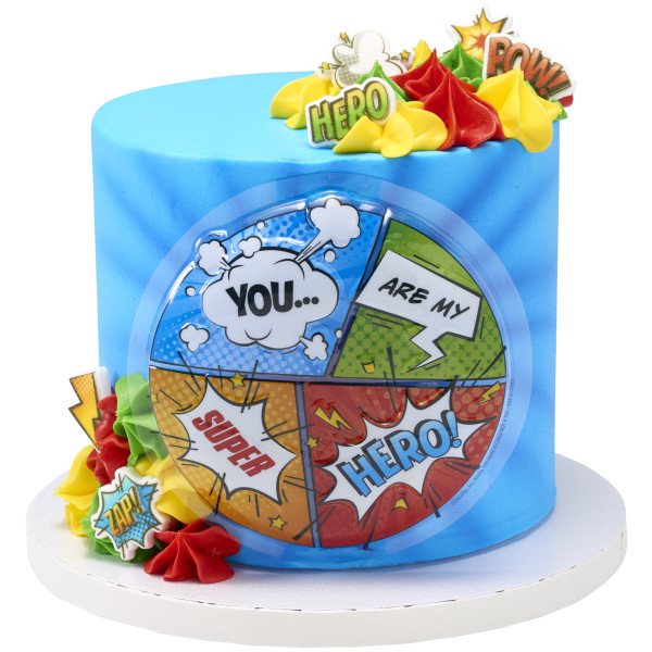 Super Hero Assortment Dec-Ons® Decorations