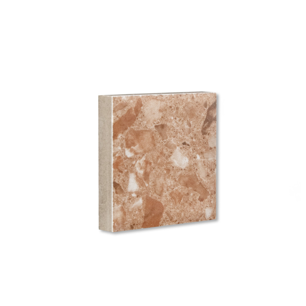 Riviera Taco Rojizo 1-5/8 in. x 1-5/8 in. Porcelain Floor and Wall Tile