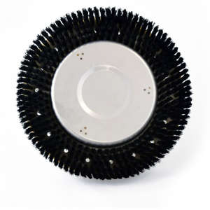 Malish, 15", SpinSafe® Carpet Brush w/Glide Plate, Black