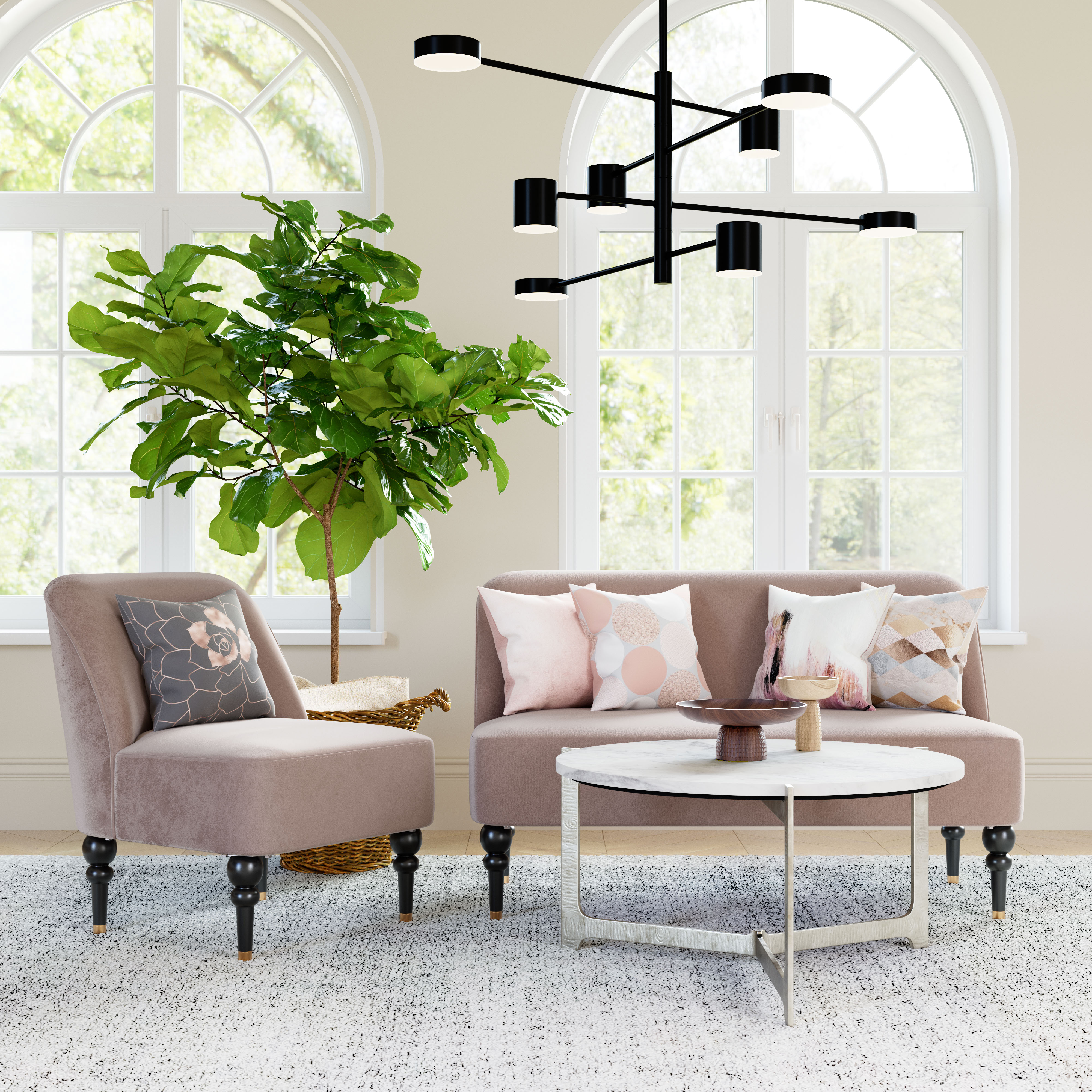 Bintulu Accent Chair Taupe product image