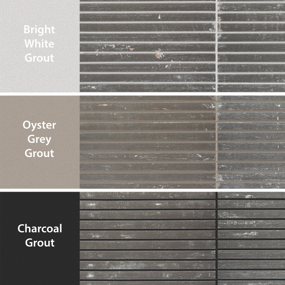 Sample – Retro Strata Nero Porcelain Floor and Wall Tile