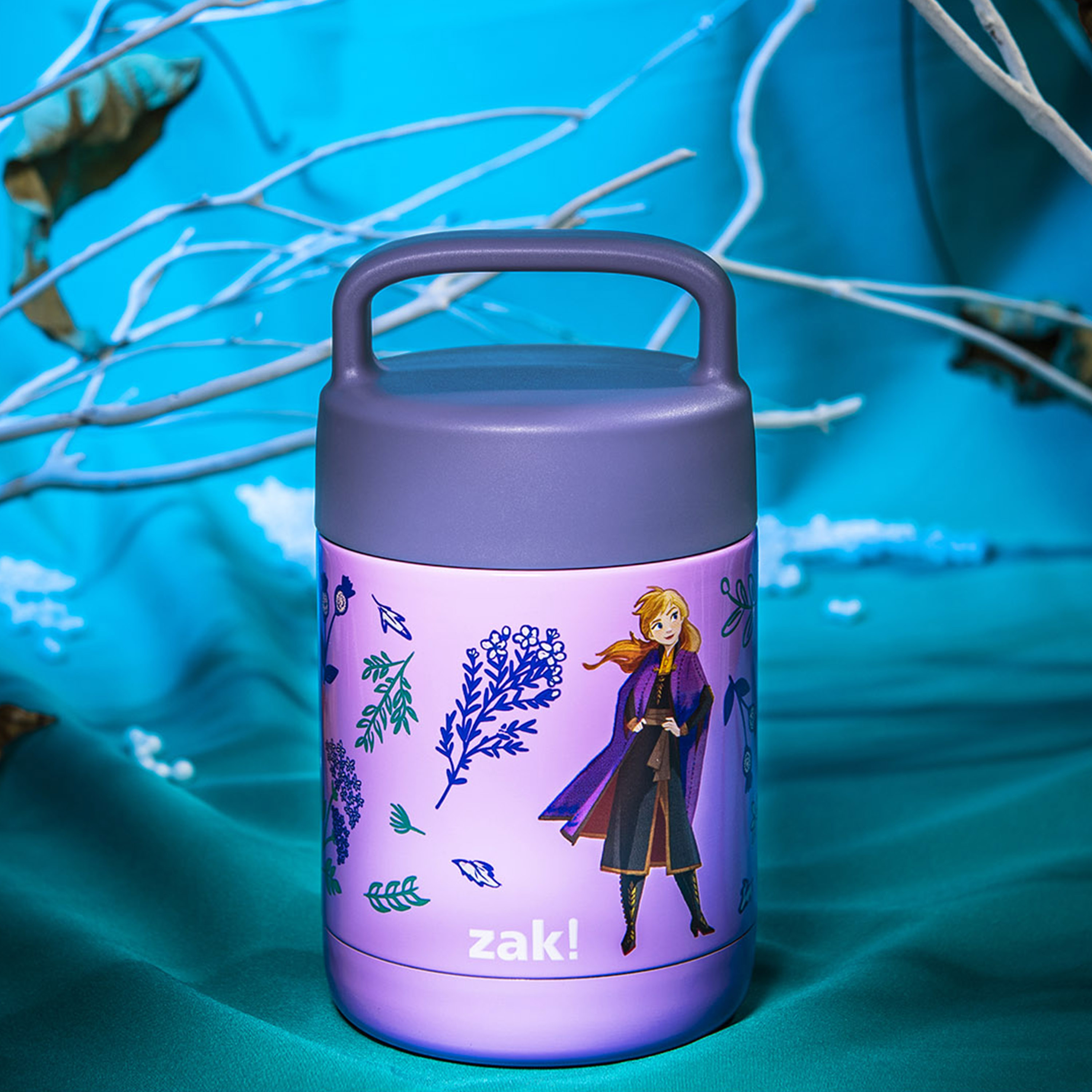 Disney Frozen 2 Movie Reusable Vacuum Insulated Stainless Steel Food Container, Princess Anna slideshow image 6