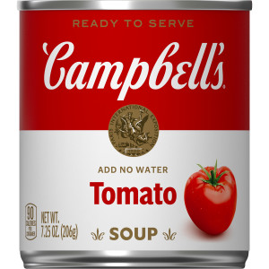 Campbell’s Ready to Serve Tomato Soup, 7.25 Ounce Cans, 24-Pack