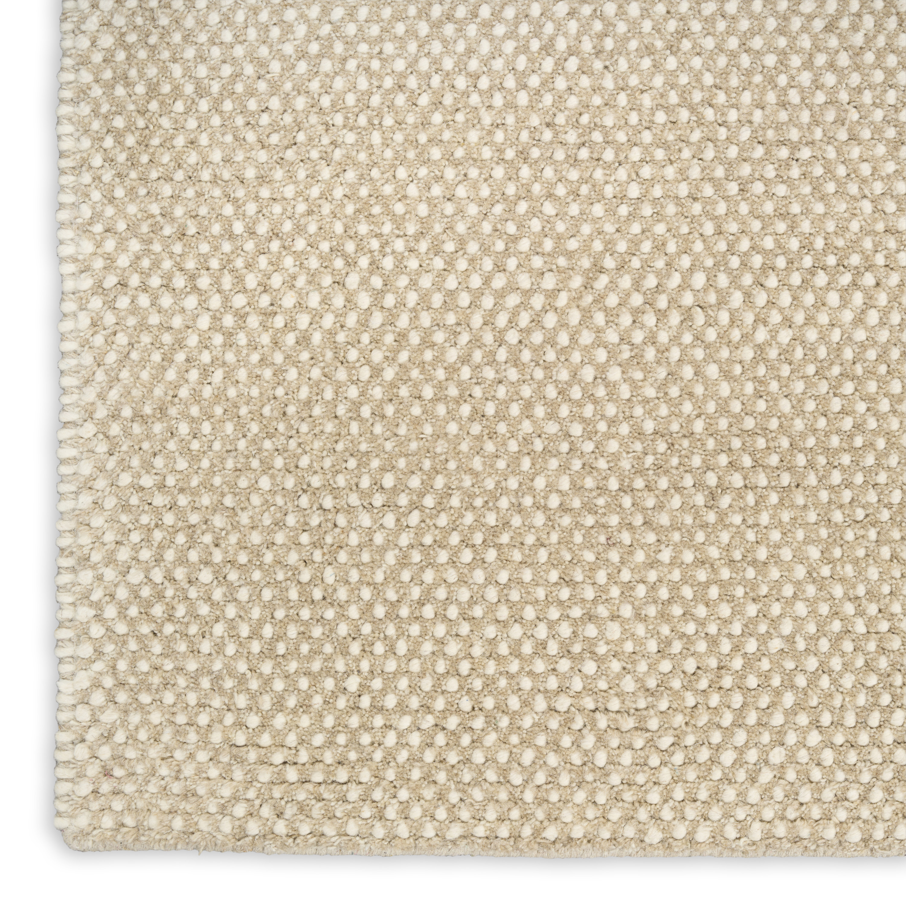 DKNY Pure Rows 5'3" x 7'3" Ivory Taupe Farmhouse Indoor Rug