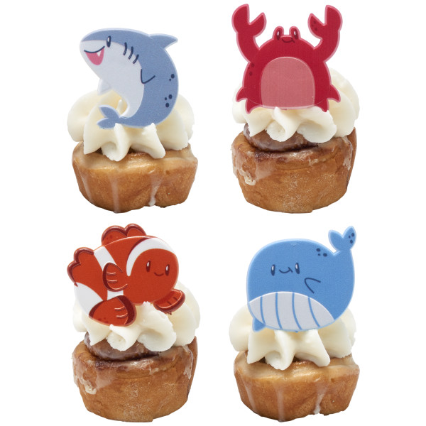 Beach Buddies Cupcake Rings