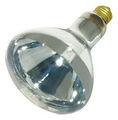 Incandescent Lamp R40 Medium Base 125R40/1 125 W 120 V 6000 Rated Life Hrs. Clear Heat 12 per Package