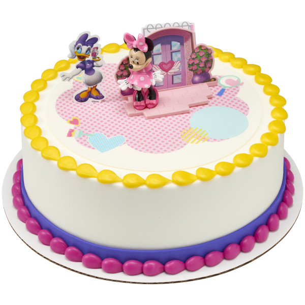 Disney Minnie Mouse Happy Helpers PhotoCake® Edible Image® DecoSet® Background