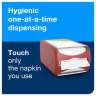 Tork, N4 Xpressnap Countertop,  Napkin Dispenser, Red
