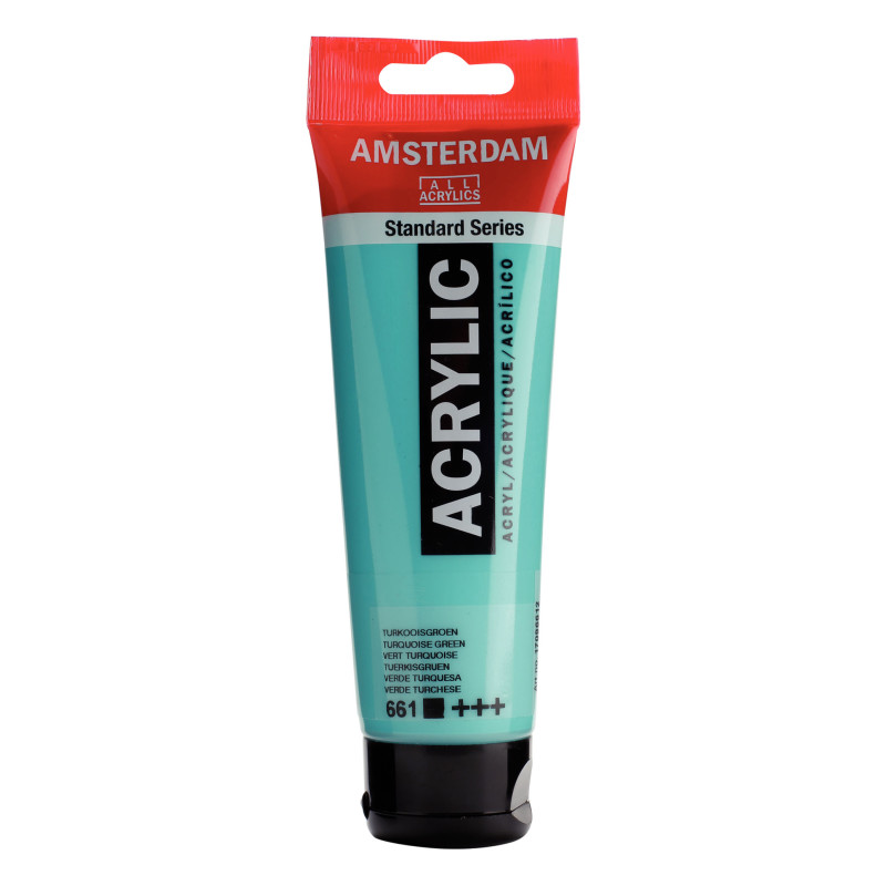 Standard Acrylic Paint, 120ml, Turquiose Grn 661